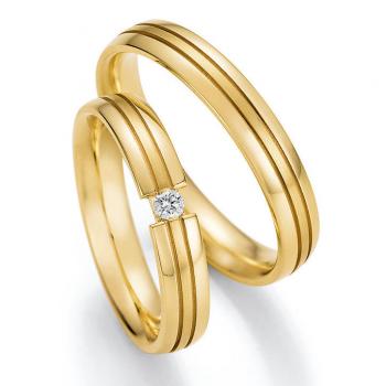 Trauringe Gelbgold von Ruesch 66/48070-040